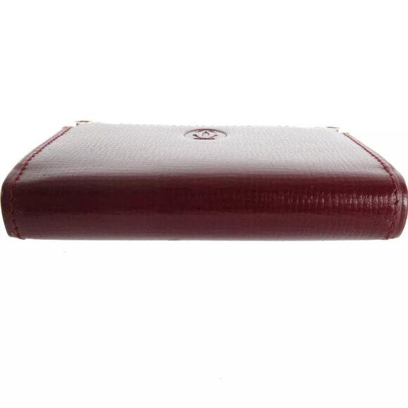 CARTIER Coin case Burgundy leather - Picture 3 of 11
